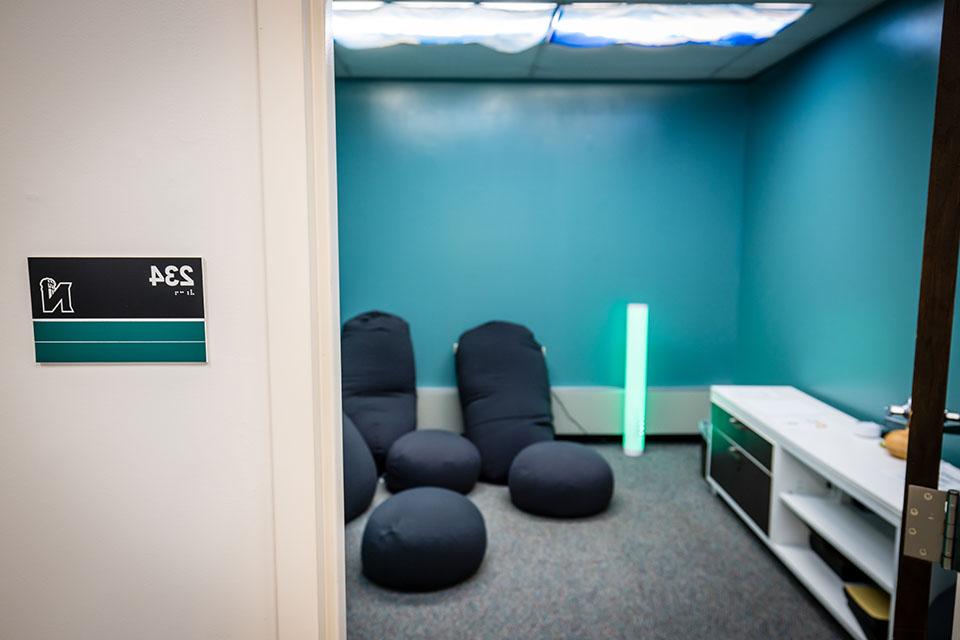 New sensory room provides students with a place to help reduce anxiety